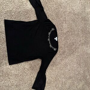 Black Embellished Women's Top